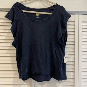 NWT Anthropologie Navy shirt